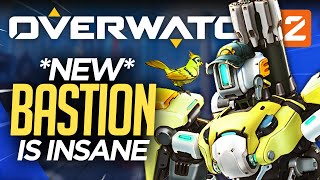 NEW BASTION Gameplay amp Highlights Overwatch 2 Alpha [upl. by Cassandry]