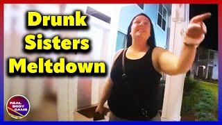 Child Calls 911 as Drunk Sisters Wine Fight Spirals Into Chaos [upl. by Guzel]