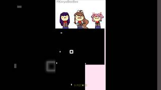 HES MINE doki doki literature club animation 💗 Xpotato Bouncing Square  KoryaBeeBee [upl. by Woodring]