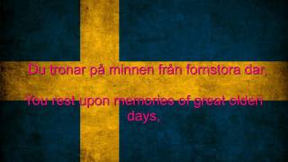 Sweden National anthem English lyrics [upl. by Siward]