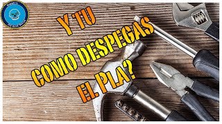 💥 Como despegar las piezas impresas en PLA 💥 [upl. by Aehtela]