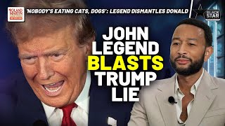 John Legend SLAMS Trumps Lies About Haitian Immigrants  Roland Martin [upl. by Ardnuaek]