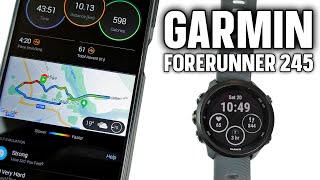 Garmin Forerunner 245 Unboxing  My Watch Set Up  My Run Settings  Features Walkthrough [upl. by Dawn867]