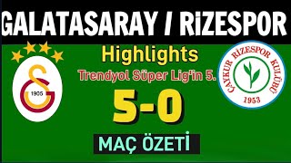 ⚽GALATASARAY RİZESPOR MAÇ ÖZETİ BOZKİRİNSESİ [upl. by Valaree]