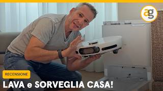 ROBOT ASPIRAPOLVERE e LAVAPAVIMENTI che SORVEGLIA CASA Recensione EzViz rs20 pro [upl. by Raymonds322]