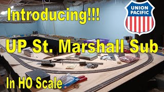 UP St Marshall Subdivision in HO Scale  Introduction to my new layout [upl. by Oad888]