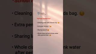 School memories 🤯  School whatsapp status  new quotes  shorts trending reels [upl. by Toy772]