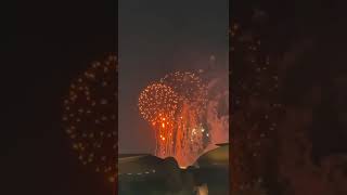 fire work Qatar corniche fireworks boatshow [upl. by Guimond349]