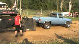 87 Chev 2011 StCroix Co WIFair Glenwood City Truck Pull [upl. by Felicio]