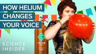 Whats Really Happening When You Inhale Helium [upl. by Dorrej]