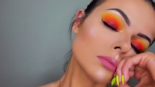 Sunset Eyeshadow Tutorial  Take Me Back To Brazil Palette [upl. by Oderfliw314]