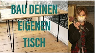 Tisch aus alter Tür  DIY  Upcycling [upl. by Avla]