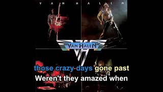 Van Halen  Little Dreamer Karaoke [upl. by Glynda]