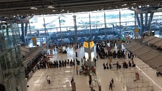 Inside BKK Airports Departure Area Bangkok TH [upl. by Haggerty]