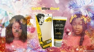 Got2b Ultra Glued Invincible Styling Gel 4C Hair [upl. by Atteuqehs]