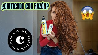 PRUEBO COCUNAT por FIN 😨 ¿ENTIENDO LAS CRÍTICAS  BOOSTER rizos y SÉRUM  Rutina PELO ONDULADO 👩‍🦰 [upl. by Pacificas]