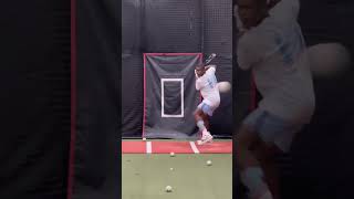 SLOW MOTION BASEBALL SWING HOMERUN HITTING MECHANICS baseball mlb cutternation shorts [upl. by Airamana477]