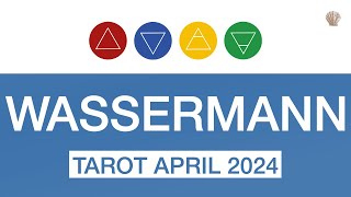 WASSERMANN ♒️ APRIL 2024 quotJETZT ERST RECHT 😍quot  TAROT MONATSLEGUNG KARTENLEGEN MONATSORAKEL [upl. by Redmond]