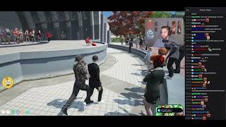 Mr K wingmans Ming during Fannys new song NoPixel 40 with chat [upl. by Hudgens]