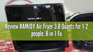 Review RAMJOY Air Fryer 38 Quarts for 12 people 8in1 Functions Air Fry Roast Bake Broil Pr [upl. by Christianson]