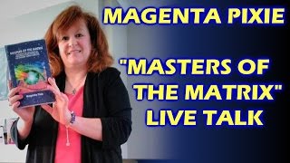 Magenta Pixie quotMasters of the Matrixquot Live Talk at Highcliffe Positive Living Group [upl. by Koslo]