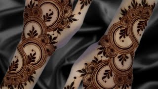 Easy Simple Mehndi Designs For Hand ll Simple Mehndi Design For Back Hand ll New Henna Designs [upl. by Ranit]