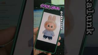 Membuat Stiker Boneka Labubu bonekaviral trending labubu shorts [upl. by Mirabella]