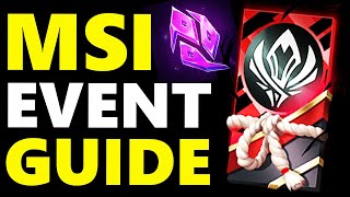 MSI Inkshadow event guide [upl. by Lenoj403]