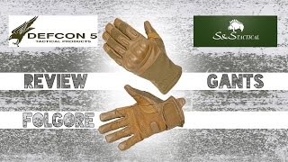 Airsoft Review  Defcon 5 Folgore Gloves [upl. by Ailedamla697]