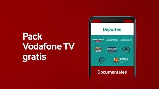 Por ser cliente puedes llevarte gratis un Pack de Vodafone TV ¡Actívalo en tu App Mi Vodafone [upl. by Marguerie]