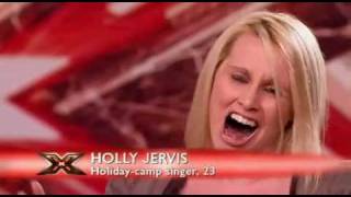 X Factor Worst Auditons  Big Mouth Holly Vs Simon Cowell [upl. by Hubble]