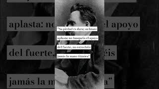 Nietzsche  El apoyo del fuerte frases reflexiones filosofia [upl. by Esela660]