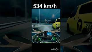 NINJA KAWASAKI H2R FULL SPEED 534KMH trending kawashininjah2r viralshort [upl. by Nnaeel]