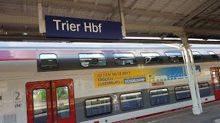 International RE in Trier Hbf RB11 5145 Trier Hbf [upl. by Havener]