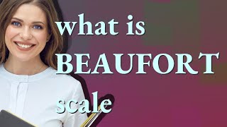 Beaufort scale  meaning of Beaufort scale [upl. by Chessa]