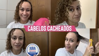 Cuidados com cabelo cacheado  Vlog [upl. by Susumu]