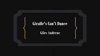 Giraffes Cant Dance  Giles Andreae [upl. by Attenyt]