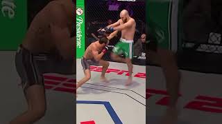 Insane flying knee brings knockout mmaknockouts sport [upl. by Kapeed]