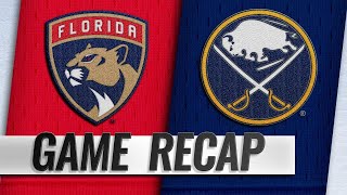 Dadonov scores twice to lead Panthers past Sabres [upl. by Arorua]