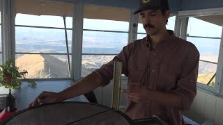 The Danskin Fire Lookout is one of several staffed lookouts in Idaho [upl. by Latoyia]