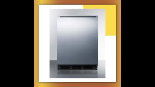 Accucold 24quot Wide AllRefrigerator ADA Compliant Stainless Steel Door [upl. by Emelen]