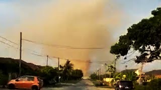 Tornado hits Ipoh Perak Malaysia  January 30 2022 [upl. by Etteluap817]