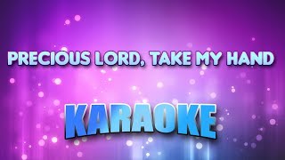 Gospel  Precious Lord Take My Hand Karaoke amp Lyrics [upl. by Rogergcam553]