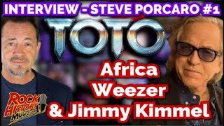 INTERVIEW Totos Steve Porcaro Talks Africa Weezer amp Being On Jimmy Kimmel [upl. by Ainedrag]