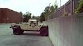 Humvee Climbing Vertical Wall 1 [upl. by Oirramed]