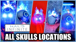 ALL SKULLS LOCATIONS  Halo Infinite [upl. by Hopfinger]