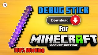 Working Debug Stick Mod For Minecraft PE  100 worknig  MCPE DEBUG STICK [upl. by Lupiv]