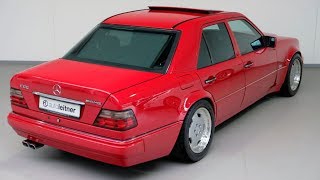 1995 Mercedes E60 AMG w124  red rare expensive [upl. by Noryb]