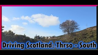 Driving Scotland Thurso A9 Southbound Feb 2024 [upl. by Uchish]