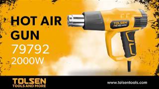 TOLSEN 79792 HOT AIR GUN [upl. by Eihtak]